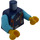 LEGO Dunkelblau Ocean Explorer Diver - Minifigur Torso (973 / 76382)