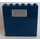 LEGO Donkerblauw Paneel 1 x 6 x 5 met &#039;MISSION BRIEF&#039; Aan Inside en Lucht Vent Aan Buiten Sticker (59349)