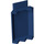 LEGO Dark Blue Panel 3 x 3 x 6 Corner Wall without Bottom Indentations (87421)