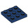 LEGO Bleu foncé assiette 3 x 3 (11212)