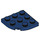 LEGO Donkerblauw Plaat 3 x 3 Rond Hoek (30357)