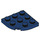 LEGO Dark Blue Plate 3 x 3 Round Corner (30357)