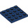 LEGO Donkerblauw Plaat 4 x 4 (3031)