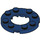 LEGO Dark Blue Plate 4 x 4 Round with Cutout (11833 / 28620)