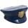 LEGO Dark Blue Police Hat with Brim with Police Badge (15924 / 18347)