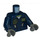 LEGO Dark Blue Police Helicopter Pilot Torso with Zippered Pockets and Sheriff&#039;s Badge (973 / 76382)
