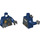 LEGO Dark Blue Policeman Minifig Torso (973 / 76382)