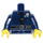 LEGO Dark Blue Policeman Torso (973 / 88585)