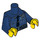 LEGO Dark Blue Policeman Torso (973 / 88585)