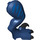 LEGO Dark Blue Raptor Back Right Leg (49705)