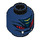LEGO Dark Blue Rattla Head (Safety Stud) (11063 / 98715)