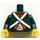 LEGO Mørkeblå Revolutionary Soldat Torso (973 / 88585)