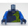 LEGO Dark Blue Rex Dangervest Minifig Torso (973 / 76382)