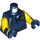 LEGO Ciemny niebieski Rex Dangervest Minifigurka Tułów (973 / 76382)