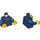 LEGO Bleu foncé Rose Davids Minifig Torse (973 / 76382)