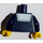 LEGO Dark Blue Sailor Minifig Torso (973)