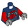 LEGO Dark Blue Scuba Diver Minifig Torso (973 / 76382)