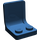 LEGO Dark Blue Seat 2 x 2 with Sprue Mark in Seat (4079)