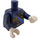 LEGO Dunkelblau Hai Army General Minifig Torso (973 / 88585)