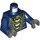 LEGO Donkerblauw Skales Torso (973 / 76382)