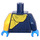 LEGO Donkerblauw Skidoo Bestuurder Minifiguur Torso (973 / 76382)