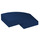 LEGO Dark Blue Slope 1 x 2 Curved (11477)