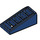LEGO Dark Blue Slope 1 x 2 x 0.7 (18°) with Grille (61409)