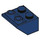 LEGO Donkerblauw Helling 2 x 2 (45°) Omgekeerd met platte afstandsring eronder (3660)