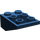 LEGO Dunkelblau Steigung 2 x 3 (25°) Invertiert mit Verbindungen zwischen Bolzen (2752 / 3747)