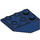 LEGO Donkerblauw Helling 2 x 3 (25°) Omgekeerd met verbindingen tussen noppen (2752 / 3747)