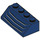 LEGO Dark Blue Slope 2 x 4 (45°) with Gray Curved Lines with Smooth Surface (3037 / 38134)