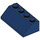 LEGO Bleu foncé Pente 2 x 4 (45°) avec surface rugueuse (3037)