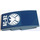 LEGO Donkerblauw Helling 2 x 4 Gebogen met &#039;AC-82&#039; en Schild logo Sticker (93606)