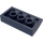 LEGO Donkerblauw Helling 2 x 4 Gebogen met buizen aan de onderzijde (88930)