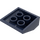 레고 진한 파란색 경사 3 x 3 (25°) 모서리 (3675)