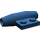 LEGO Donkerblauw Klein Smooth Motor met 1 x 2 Kant Plaat (met ashouders) (3475)