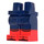 LEGO Bleu foncé Spider-Man Minifigure Hanches et jambes (78654 / 109189)