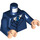 LEGO Dark Blue Statler Minifig Torso (973 / 76382)