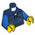 LEGO Dunkelblau Stubble Trouble Emmet Minifig Torso (973 / 76382)