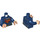 LEGO Dunkelblau Superman mit Dark Blau Suit Torso (973 / 76382)