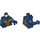 LEGO Dark Blue The Wasp Minifig Torso (973 / 76382)
