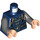 LEGO Dark Blue Thorin Oakenshield Torso (973 / 76382)