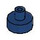 LEGO Bleu foncé Tuile 1 x 1 Rond avec Hollow Barre (20482 / 31561)
