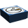 LEGO Bleu foncé Tuile 1 x 1 avec Compass avec rainure (3070 / 96357)