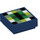 LEGO Dark Blue Tile 1 x 1 with Eye Of Ender Decoration with Groove (3070 / 25085)