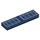 LEGO Dark Blue Tile 1 x 4 with Solar Panel Print (2431 / 37096)