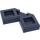LEGO Dark Blue Tile 2 x 2 Corner with Cutouts (27263)