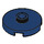 LEGO Dark Blue Tile 2 x 2 Round with Stud (18674)