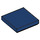 LEGO Dark Blue Tile 2 x 2 with Groove (3068 / 88409)