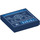 LEGO Bleu foncé Tuile 2 x 2 avec Omnidroid 07 Control Panneau avec rainure (3068 / 26303)